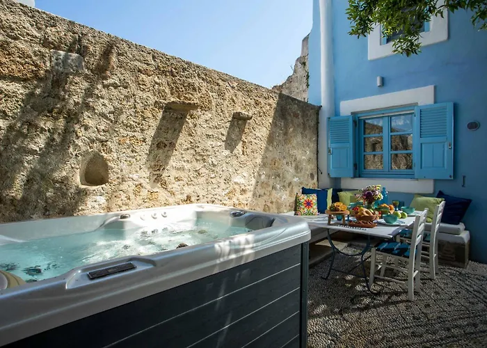 Traditional Villa With Jacuzzi & Terrace Mandarin Home Koskinou (Rhodes)